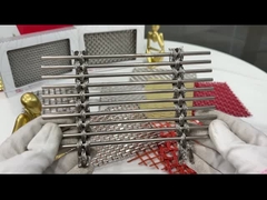 8 ملم الديكور السلك المنسوج الستائر خالية من الزيت المقاومة لدرجات الحرارة العالية