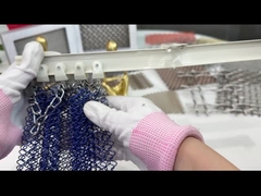 2.8kg/M2 304 الفولاذ المقاوم للصدأ المعدني لفائف الستائر المعمارية