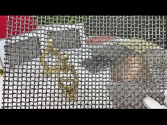 نسيج المعدنية المرنة المعمارية المضغوطة SS310 النسيج العادي