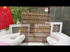 6.5ft سبيكة الألومنيوم الزخرفية الشبكة السلكية المنسوجة 26% منطقة فتح