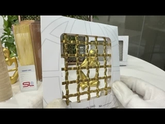 3 × 6m SGS قفل Crimp Wire Mesh مربع الفولاذ المقاوم للصدأ شبكة معدنية منسوجة