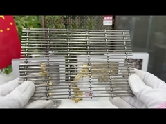 10ft SUS SS430 الشبكة الفولاذية الزخرفية لأبواب الخزانة