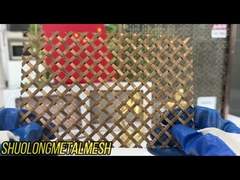 الشبكة الذهبية الزخرفية 2m OEM SGS