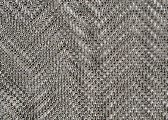 4.5mm محبوك لوحات شبكة الأسلاك المنسوجة المعمارية نقاء التيتانيوم