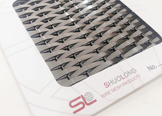 3.6mm أسود اللون Ss304 شبكة الصلب العمارة للوحات الزخرفية
