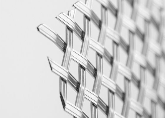 0.5m-2.0m عرض شبكة معمارية 1.2mm-5.0mm حجم الفتح