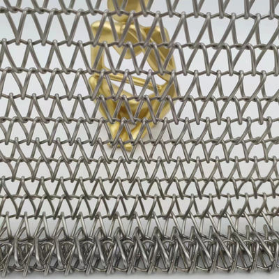 شبكة سلكية دوامة متداخلة الحجم 2mm-20mm الفولاذ المقاوم للصدأ حسب الطلب