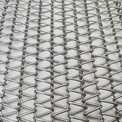 شبكة سلكية دوامة متداخلة الحجم 2mm-20mm الفولاذ المقاوم للصدأ حسب الطلب