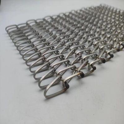 أسلاك النسيج المنسوجة من الفضة الحلزونية قطرها 2mm-20mm