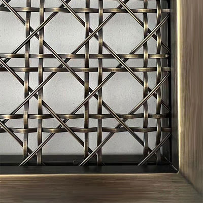 تصميم الداخلية الراقية الزخرفية المعدنية الشبكة الشبكة الصديقة للبيئة Twill النسيج