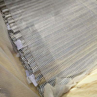 5 ملم قطر السلك حزام الشبكة الحلزونية شهادة ISO9001 الطول 1m-36m العرض 6m