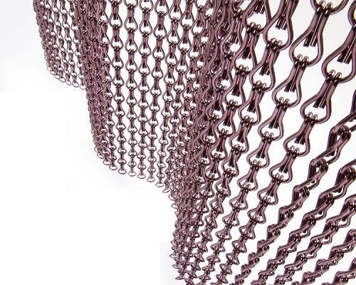 سلاسل الألومنيوم قابلة للتخصيص سلك الشاشة الطائرة قطر 2mm الحجم القياسي 12mm * 24mm