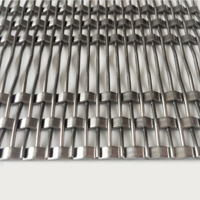 0.8mm 2.0mm قطر الأسلاك الفولاذ المقاوم للصدأ الشبكة المعمارية سهلة التثبيت
