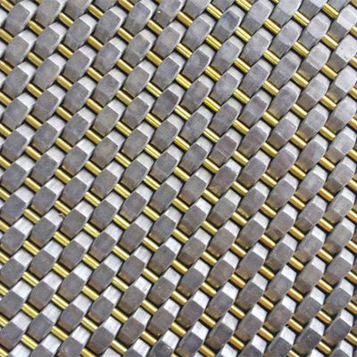 قطر السلك 0.8mm 2.0mm لوحة الشبكة الفولاذ المقاوم للصدأ النسيج العادي للجدار الغطاء