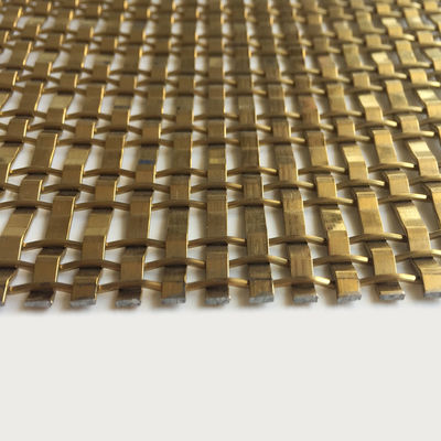 الشبكة المعمارية من الفولاذ المقاوم للصدأ الحجم 1.2mm 5.0mm قطر السلك 0.8mm 2.0mm الطول 30m