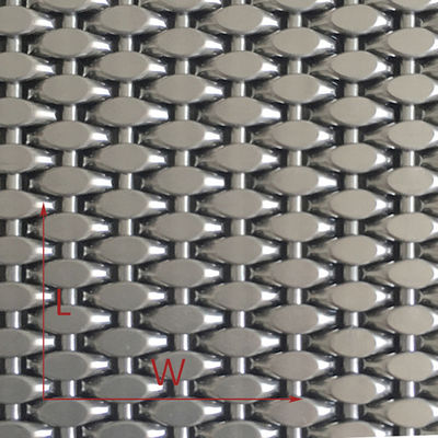 قطر السلك 0.8mm 2.0mm شاشة من الفولاذ المقاوم للصدأ بطول 30m