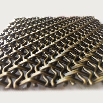 نوع النسيج النسيج الهولندي الزخرفي الشبكة السلكية المنسوجة الحجم 2mm-100mm دائمة