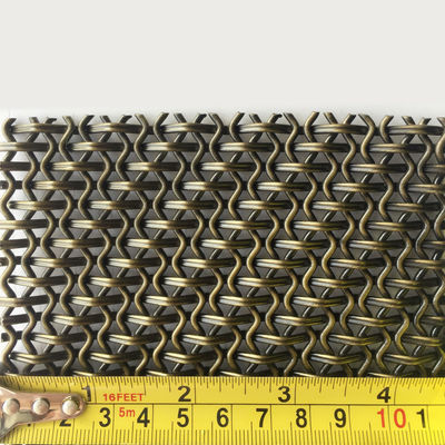 نوع النسيج النسيج الهولندي الزخرفي الشبكة السلكية المنسوجة الحجم 2mm-100mm دائمة