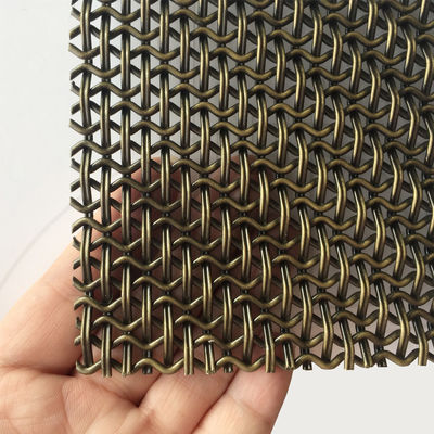 نوع النسيج النسيج الهولندي الزخرفي الشبكة السلكية المنسوجة الحجم 2mm-100mm دائمة