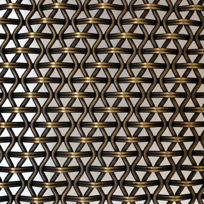 نوع النسيج النسيج الهولندي الزخرفي الشبكة السلكية المنسوجة الحجم 2mm-100mm دائمة