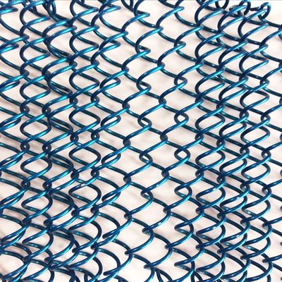 تخصيص شبكة سلسلة وصلة الخلفية الزخرفة حديقة مغلفة السياج الحديقة الحماية السياج النسيج لفة منصة