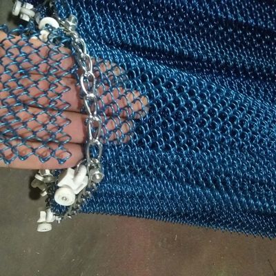 تخصيص شبكة سلسلة وصلة الخلفية الزخرفة حديقة مغلفة السياج الحديقة الحماية السياج النسيج لفة منصة