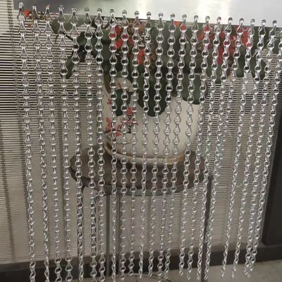 95×215 سم ستائر مضادة للبعوض للمحيطات الداخلية مع الخيوط الزخرفية من 3.2 مم