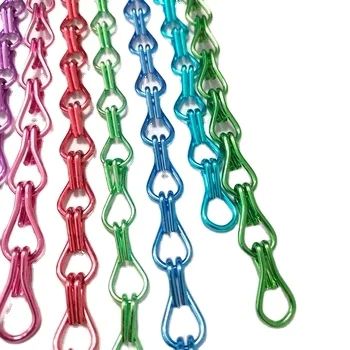 الصلبة الألومنيوم النقي سلسلة شاشة الطيران الباب شاشة الطيران الستارة سلسلة وصلة الستائر شاشات الطيران