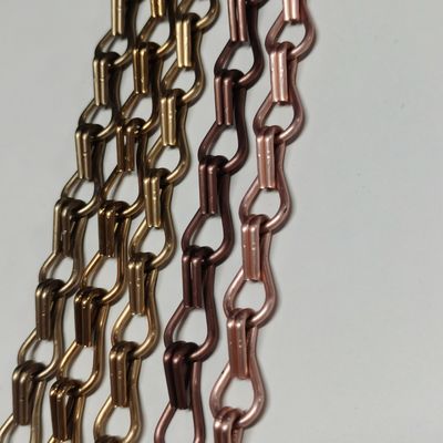 15.7mm x 8.85mm حجم الستائر المعدنية مع نمط الألومنيوم المخصص