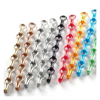 سلاسل الألومنيوم قابلة للتخصيص سلك الشاشة الطائرة قطر 2mm الحجم القياسي 12mm * 24mm