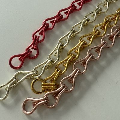 تخصيص الفضاء الألومنيوم سلسلة وصلة الستار مناسبة تماما مضمونة
