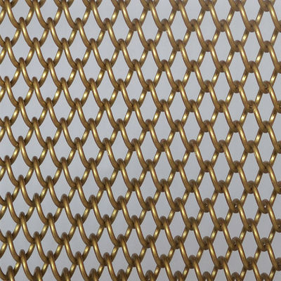 9mm Wire Pitch Aluminum Metal Coil Drapery Painting خفيف الوزن