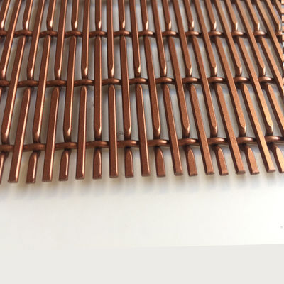 حديقة الأسلاك الحديدية من الألومنيوم الحمراء النحاسية الحمراء قطرها 1.5 ملم / 2 ملم ألواح الحائط للجزء الداخلي من الغرفة