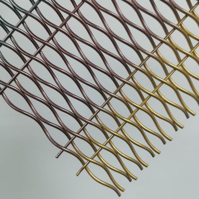 الشبكة المعدنية القابلة للتخصيص الإعدادات العامة العرض 0.6m-2.4m مصممة خصيصا