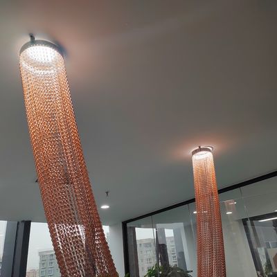 قضبان ملحقات شبك السلسلة بقطر سلك 2 مم وغيرها من التركيبات مع المعايير