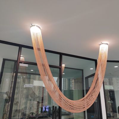 قضبان ملحقات شبك السلسلة بقطر سلك 2 مم وغيرها من التركيبات مع المعايير