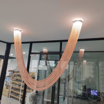 قضبان ملحقات شبك السلسلة بقطر سلك 2 مم وغيرها من التركيبات مع المعايير