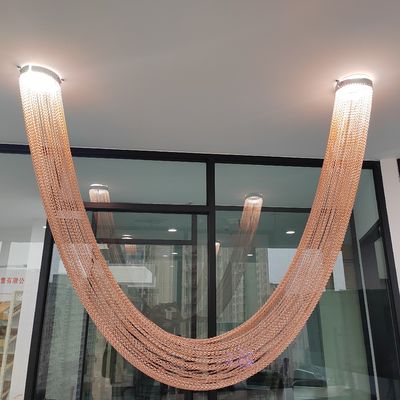 Easy Installation and Good Ventilation Aluminium Chain Fly Screen with Rails And Other Fittings Included