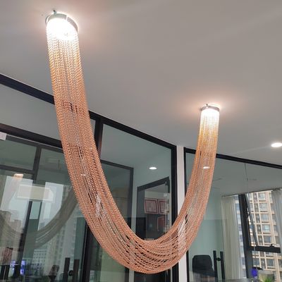 قضبان ملحقات شبك السلسلة بقطر سلك 2 مم وغيرها من التركيبات مع المعايير