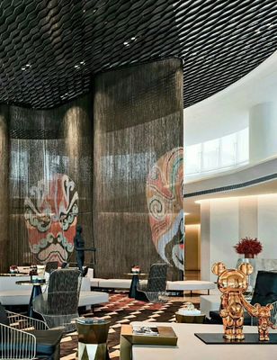 ستارة باب شبكية معدنية قوية ومتينة لمكافحة الحشرات والآفات