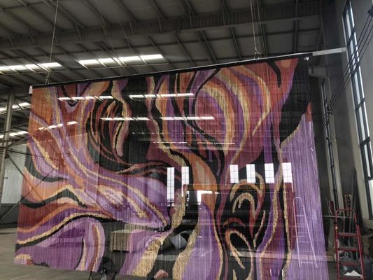 24mm Chain Distance Aluminium Chain Fly Screen for Customized Curtain Patterns