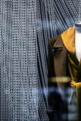 ستارة سلسلة من الألومنيوم بحجم سلسلة 12x24 ملم مع منطقة مفتوحة بنسبة 60% وقطر سلك 1.2 ملم للحماية من الحشرات