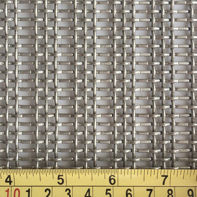 مرونة جيدة الشبكة المعمارية من الفولاذ المقاوم للصدأ مع قطر كابل 2.5mm X 4 و سطح مقوى بالبرونز القديم لمناطق المبنى