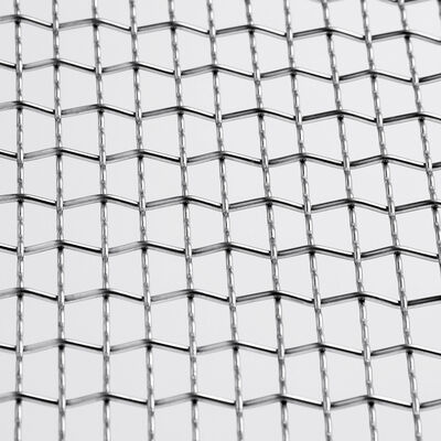 Customizable Stainless Steel Woven Crimped Mesh for Architectural Decoration Exterior Building Metal Facade