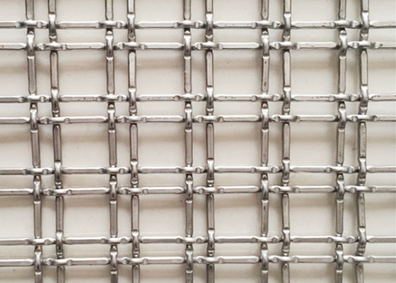 4 '' × 4 '' 13ft سياج نحاسي مجعد مزدوج شبكة الأسلاك الزخرفية ISO9000