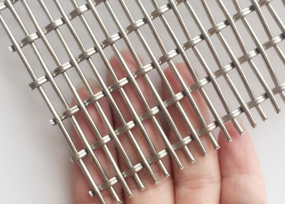 4.2mm الحياكة قفل تجعيد شبكة سلكية دولاب أقسام الديكور الواجهة