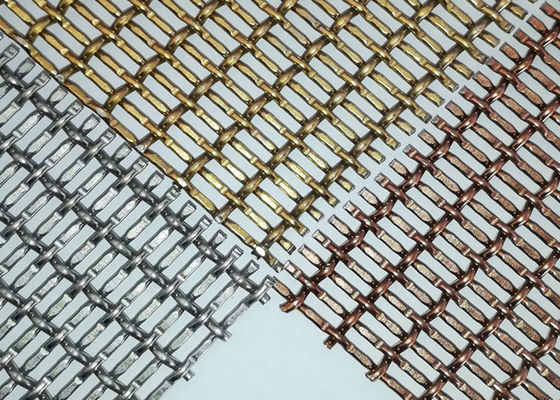 SHUOLONG 3.2mm شاشات معدنية معمارية ديكور شبكة سقف مضاد للصدمات