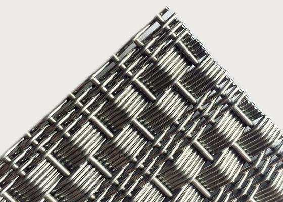 المنسوجة شبكة الشاشة الزخرفية المعمارية الفولاذ المقاوم للصدأ SGS 4.5mm سميكة