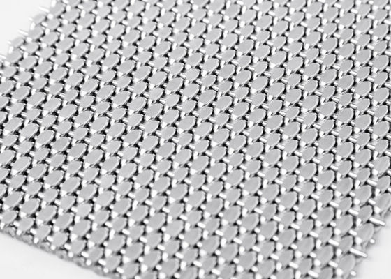 OEM 1.5mm الزخرفية شبكة معدنية الشاشة 15ft الصلب سلك نسيج الواجهة المعمارية