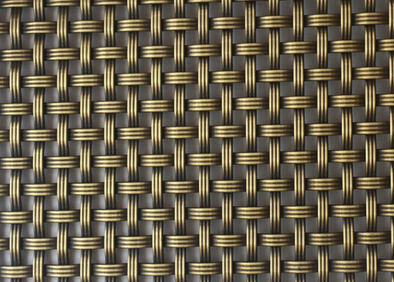 3.2mm ODM ديكور شبكة معدنية شاشة سلك مصبغة العتيقة مطلي